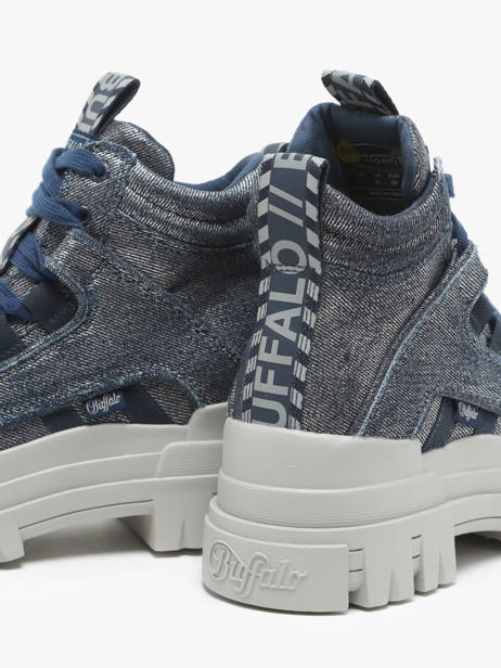 Sneakers Aspha Nc Mid Buffalo Blauw women 1622560 ander zicht 3
