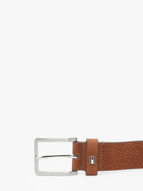 Riem Tommy hilfiger Bruin belt AM13019 ander zicht 2