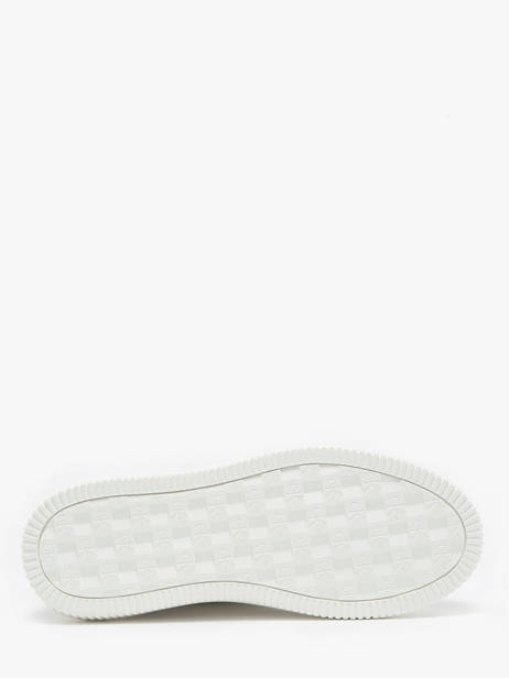 Sneakers Uit Leder Calvin klein jeans Wit women 8230K6 ander zicht 5