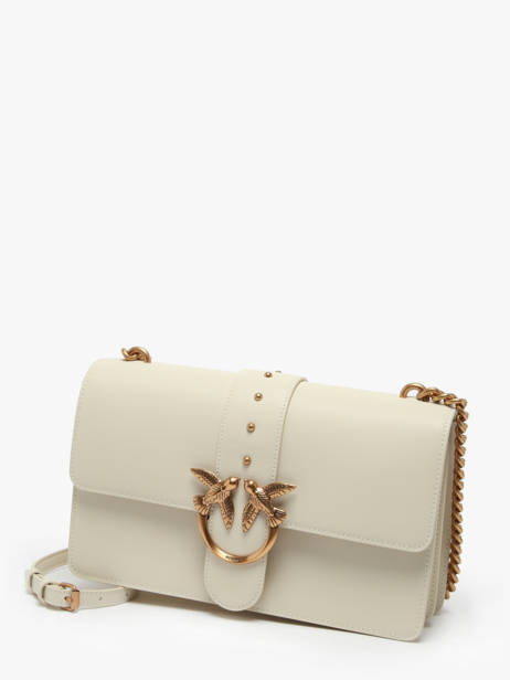 Cross Body Tas Love Bag Icon Leder Pinko Wit love bag icon A0F1 ander zicht 2