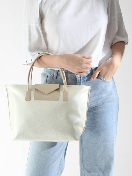 Handtas Maya Lancaster Beige maya 18 ander zicht 1