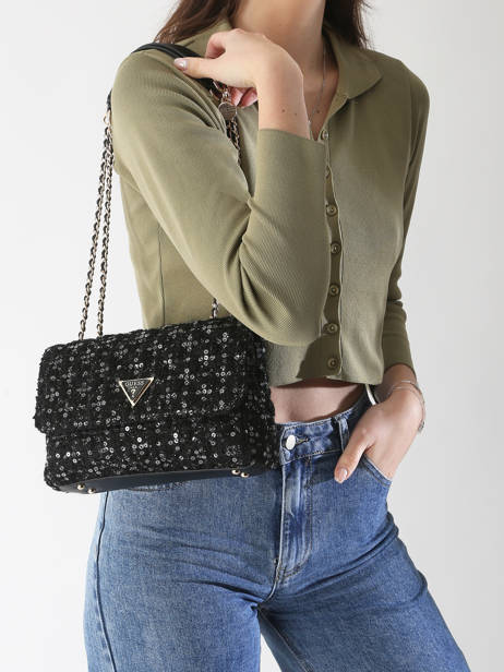 Cross Body Tas Giully Guess Zwart giully BB874820 ander zicht 1