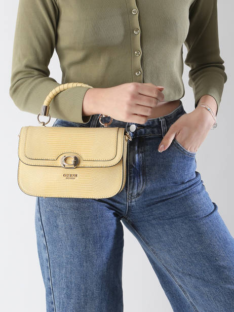 Cross Body Tas Orlina Guess Geel orlina KG953120 ander zicht 1