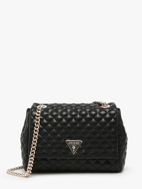 Cross Body Tas Eco Rianee Polyurethaan Guess Zwart eco rianee QG954121