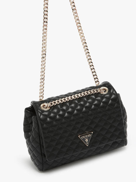 Cross Body Tas Eco Rianee Polyurethaan Guess Zwart eco rianee QG954121 ander zicht 2