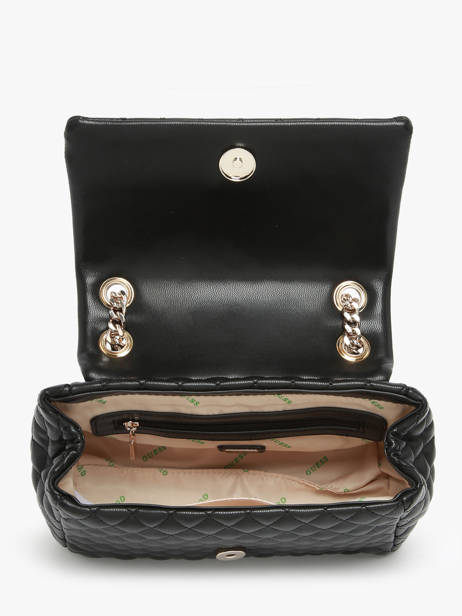 Cross Body Tas Eco Rianee Polyurethaan Guess Zwart eco rianee QG954121 ander zicht 3