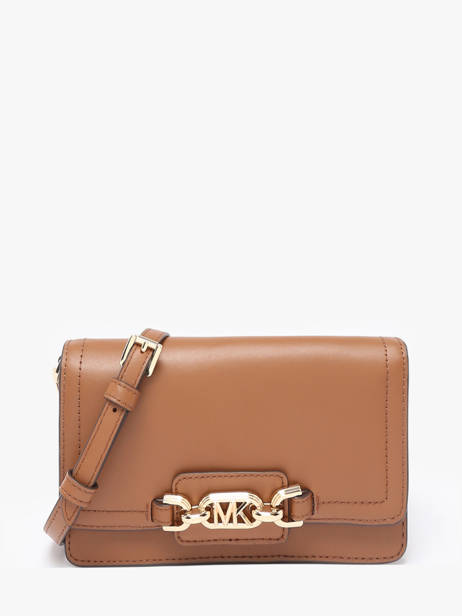 Cross Body Tas Heather Leder Michael kors Bruin heather F2G7HC1L