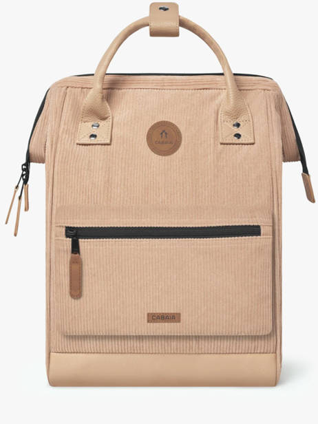 Personaliseerbare Rugzak Adventurer Medium Cabaia Beige adventurer BAGS ander zicht 2