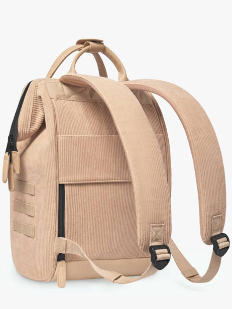 Personaliseerbare Rugzak Adventurer Medium Cabaia Beige adventurer BAGS ander zicht 4