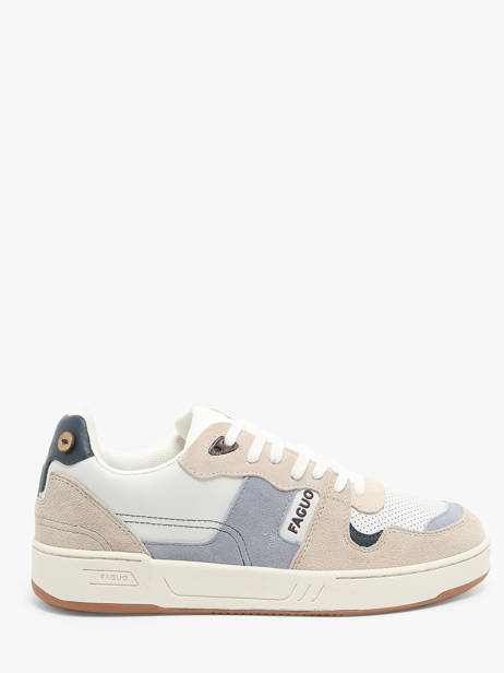 Sneakers Ceiba Uit Leder Faguo Wit men 25CG3214