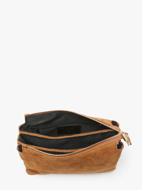 Cross Body Tas Velvet Caviar Milano Bruin velvet caviar VC24117 ander zicht 3