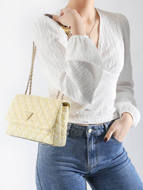 Cross Body Tas Giully Guess Geel giully TD874820 ander zicht 1