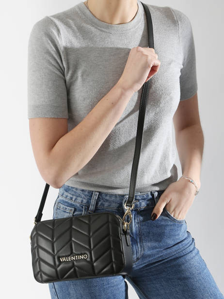 Cross Body Tas Petal Re Valentino Zwart petal re VBS8PA15 ander zicht 1