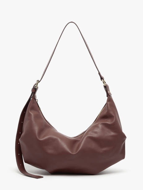 Schoudertas Sauvage Leder Milano Violet sauvage SA24111