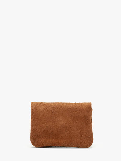 Portemonnee Leder Milano Bruin velvet VE23091 ander zicht 2