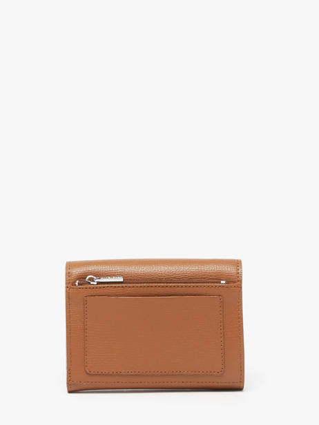 Portemonnee Leder Lancaster Beige sierra pm 3 ander zicht 2
