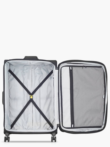 Soepele Reiskoffer Op Wieltjes Maubert 2.0 Delsey Zwart maubert 2.0 3813821W ander zicht 3