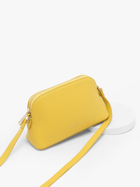 Cross Body Tas Sierra Jia Leder Lancaster Geel sierra jia 5 ander zicht 2