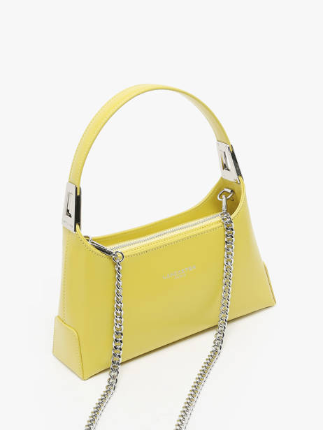Cross Body Tas Suave Ace Leder Lancaster Geel suave ace 30 ander zicht 2