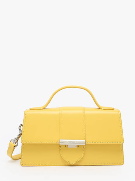 Cross Body Tas Paris Ily Leder Lancaster Geel paris ily 10