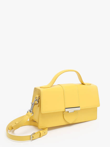 Cross Body Tas Paris Ily Leder Lancaster Geel paris ily 10 ander zicht 2