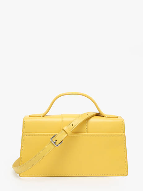 Cross Body Tas Paris Ily Leder Lancaster Geel paris ily 10 ander zicht 4