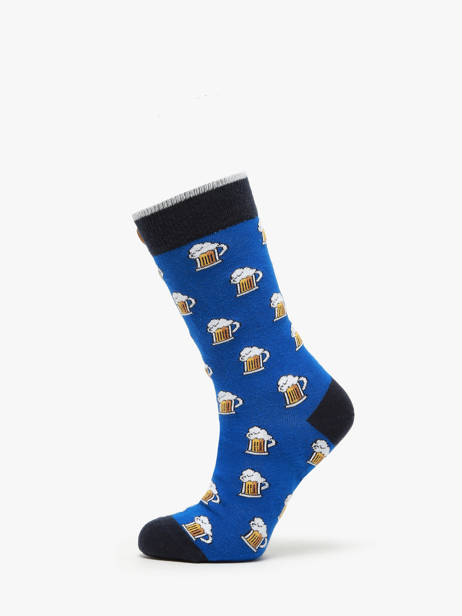 Paar Leopold Zoe Sokken Cabaia Blauw socks ZOE