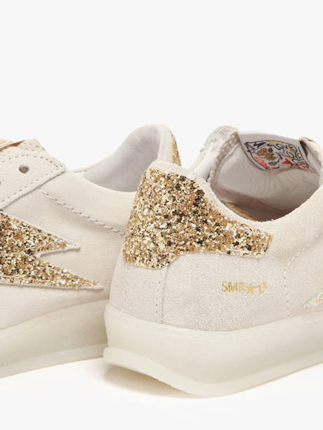 Sneakers Risy Uit Leder Semerdjian Beige women RISYB401 ander zicht 3