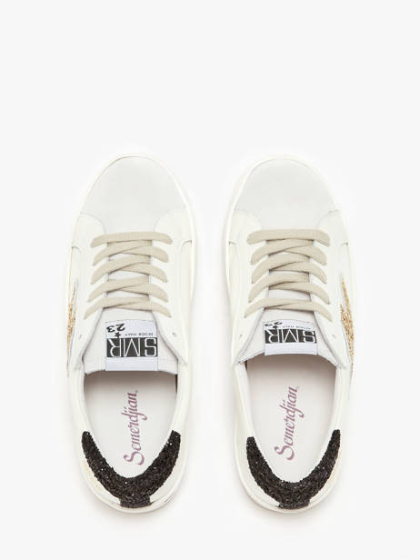 Sneakers Maya Uit Leder Semerdjian Wit women MAYAB672 ander zicht 4