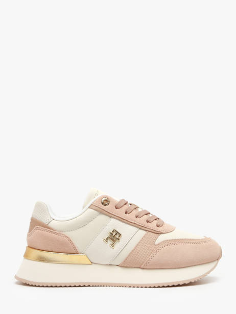 Sneakers Uit Leder Tommy hilfiger Wit women 84750K4