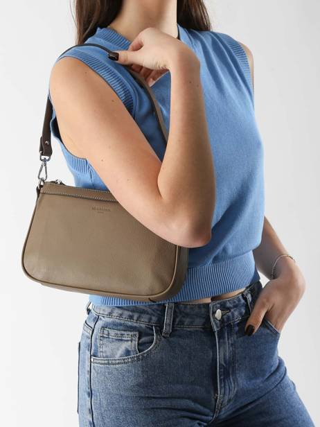 Cross Body Tas Confort Leder Hexagona Bruin confort 462348 ander zicht 1