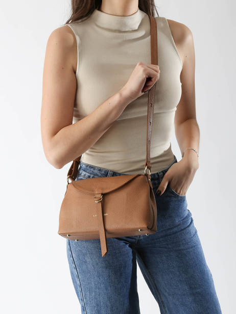 Cross Body Tas Dune Gaia Leder Lancaster Beige dune gaia 103 ander zicht 1