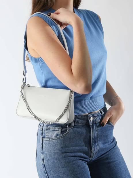 Baguette Tas Suave Leder Lancaster Grijs suave even 14 ander zicht 1