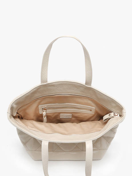 Handtas Cabas Cuir Leder Vanessa bruno Geel cabas cuir 84V40378 ander zicht 3