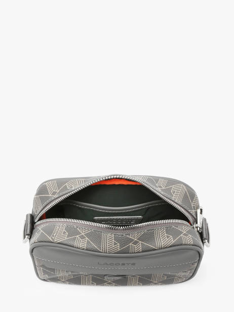 Cross Body Tas Men's Classic Lacoste Grijs the blend NH3650LX ander zicht 3