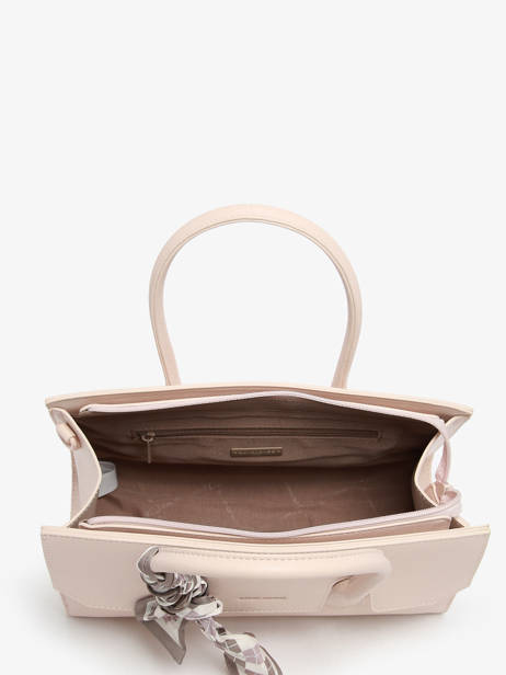 Handtas Saffiano David jones Roze saffiano CM7416 ander zicht 3