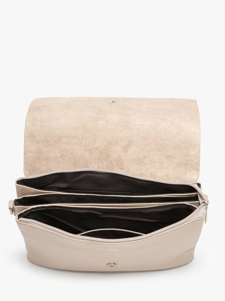 Cross Body Tas Grained Miniprix Beige grained H6996 ander zicht 2