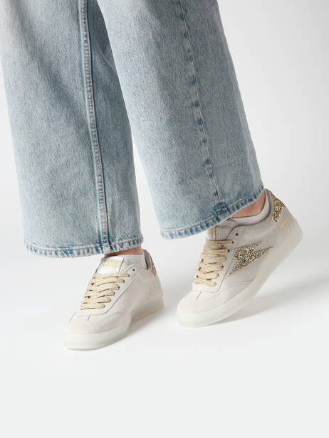 Sneakers Risy Uit Leder Semerdjian Beige women RISYB401 ander zicht 1