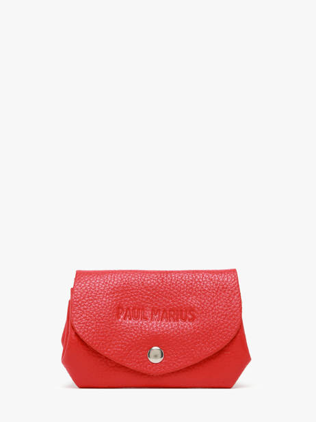 Portemonnee Leder Paul marius Rood mon amour GUSTAAMO