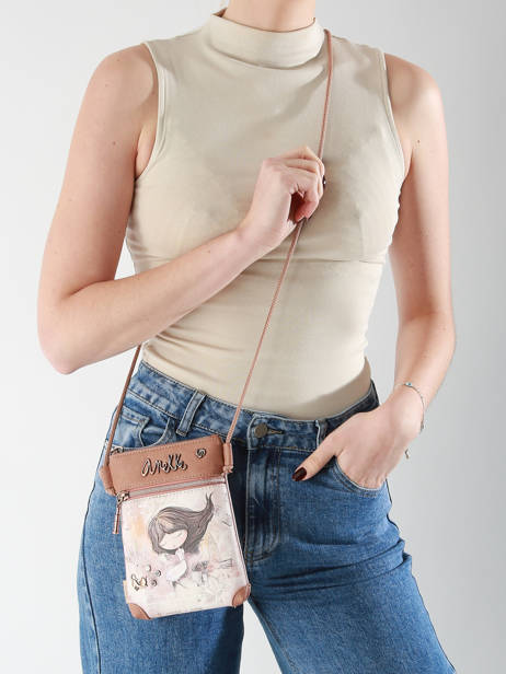 Cross Body Tas Memories Polyurethaan Anekke Bruin memories 40803904 ander zicht 1