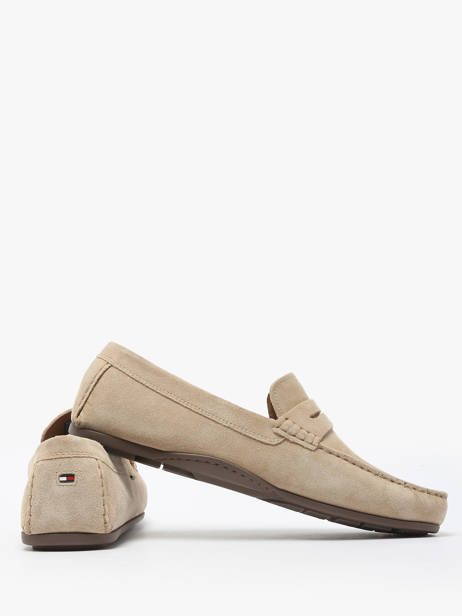 Mocassins Uit Leder Tommy hilfiger Beige men 49980F7 ander zicht 3
