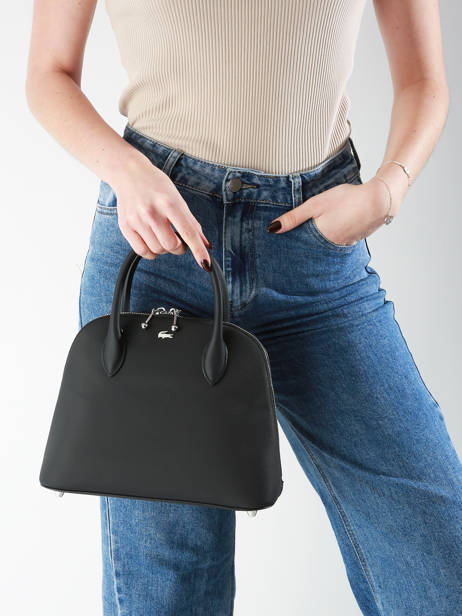 Handtassen Daily City Lacoste Zwart daily city NF4762DZ ander zicht 1