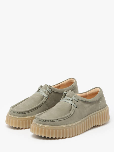 Derby Veterschoenen Torhill Bee Clarks Groen women 26181190 ander zicht 2