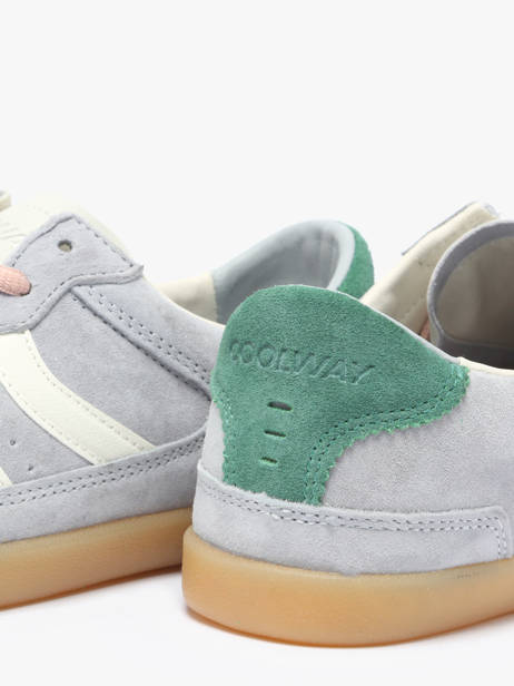 Sneakers Kizuna Uit Leder Coolway Grijs women 7603189 ander zicht 3