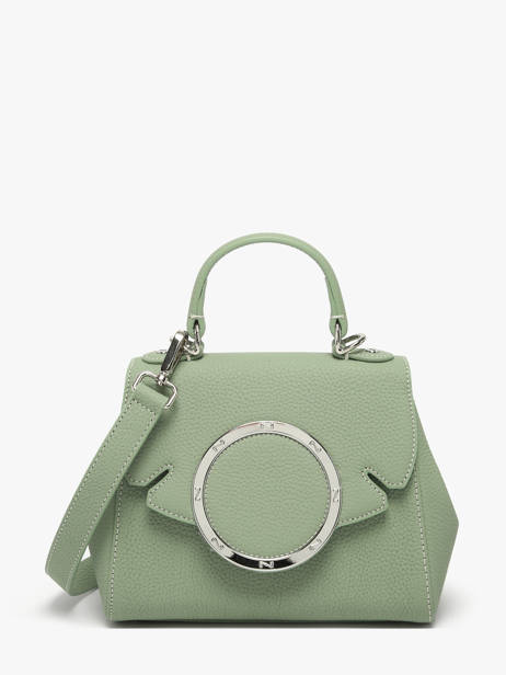 Handtas Yumi Leder Nathan baume Groen ginkgo 4