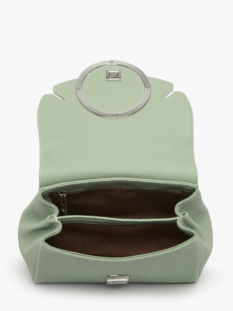 Handtas Yumi Leder Nathan baume Groen ginkgo 4 ander zicht 3