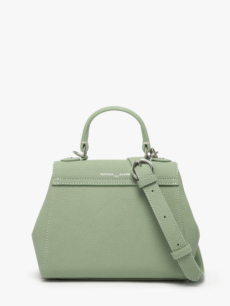 Handtas Yumi Leder Nathan baume Groen ginkgo 4 ander zicht 4