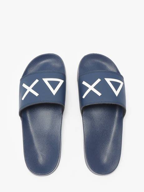 Slippers Logo Sun68 Blauw men X35102