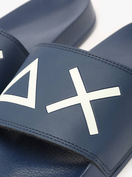 Slippers Logo Sun68 Blauw men X35102 ander zicht 2
