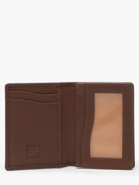 Portefeuille Leder Crinkles Bruin caviar 14255 ander zicht 1